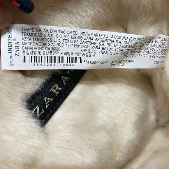 Zara Faux Leather Shearling Chain Purse - Picture 11 of 11